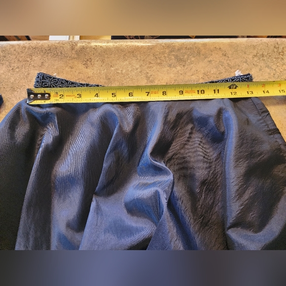 Sherri Hill 2 Piece Navy Blue Gown Size 8 - Picture 8 of 11